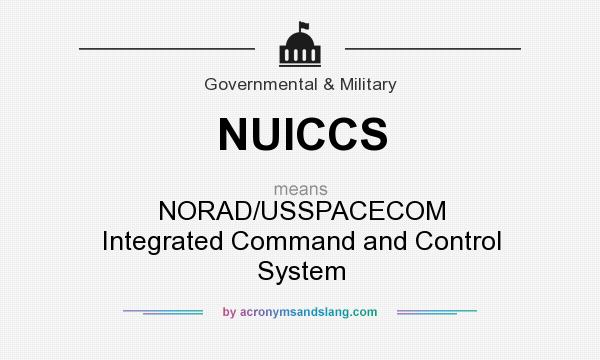 What does NUICCS mean? It stands for NORAD/USSPACECOM Integrated Command and Control System