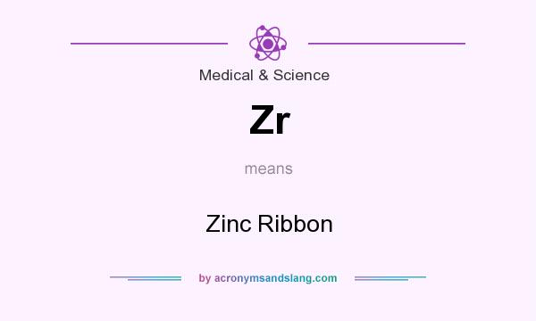 What does Zr mean? It stands for Zinc Ribbon