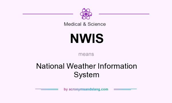 What does NWIS mean? It stands for National Weather Information System
