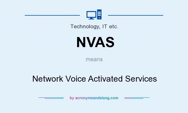 What does NVAS mean? It stands for Network Voice Activated Services