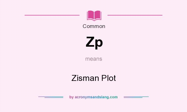 What does Zp mean? It stands for Zisman Plot