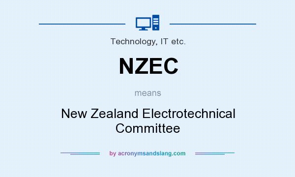 What does NZEC mean? It stands for New Zealand Electrotechnical Committee