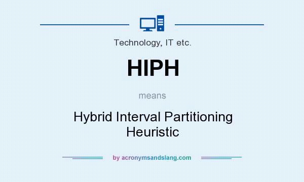 What does HIPH mean? It stands for Hybrid Interval Partitioning Heuristic