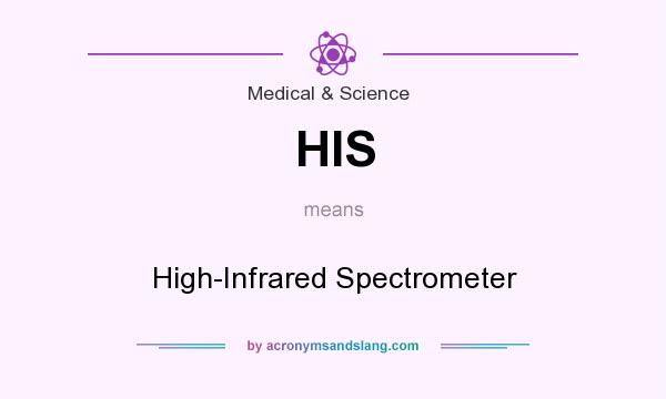 What does HIS mean? It stands for High-Infrared Spectrometer