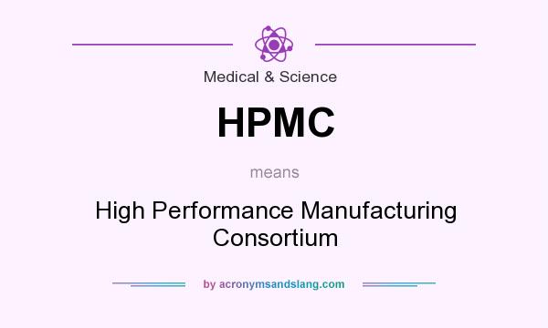 What does HPMC mean? It stands for High Performance Manufacturing Consortium
