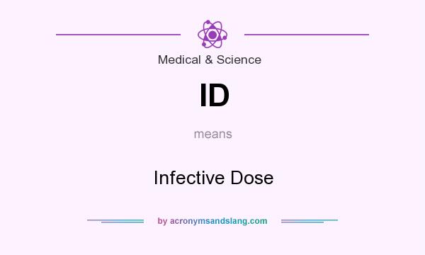 What does ID mean? It stands for Infective Dose