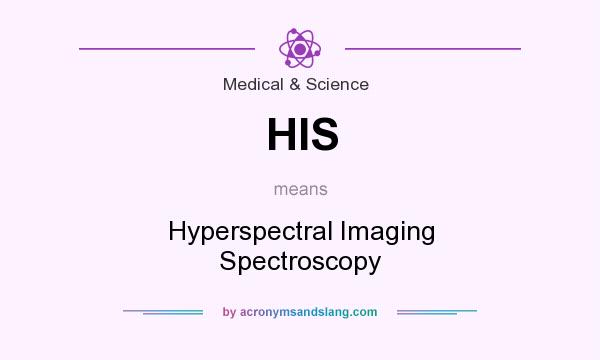 What does HIS mean? It stands for Hyperspectral Imaging Spectroscopy