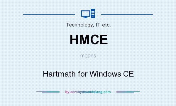 What does HMCE mean? It stands for Hartmath for Windows CE