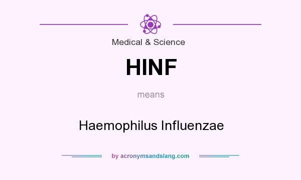 What does HINF mean? It stands for Haemophilus Influenzae