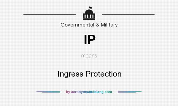 What does IP mean? It stands for Ingress Protection