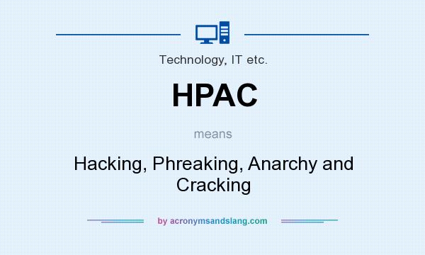What does HPAC mean? It stands for Hacking, Phreaking, Anarchy and Cracking