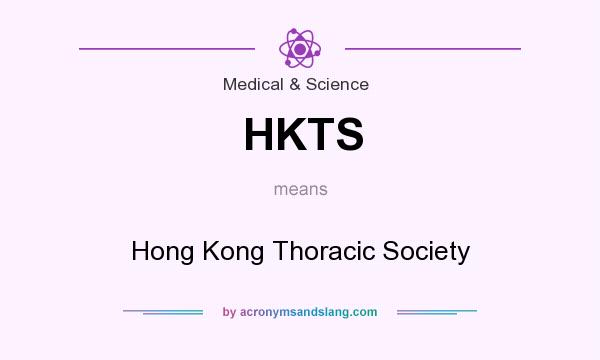 What does HKTS mean? It stands for Hong Kong Thoracic Society