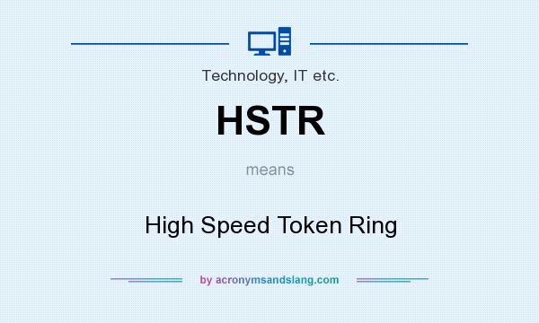 What does HSTR mean? It stands for High Speed Token Ring