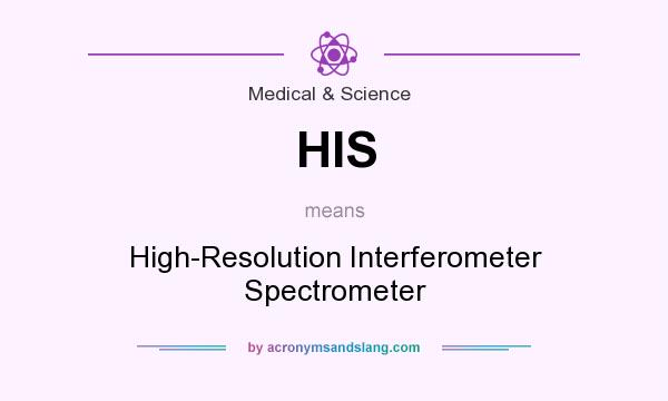What does HIS mean? It stands for High-Resolution Interferometer Spectrometer
