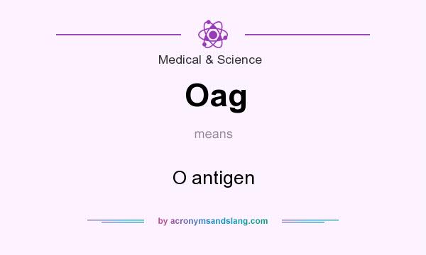 What does Oag mean? It stands for O antigen