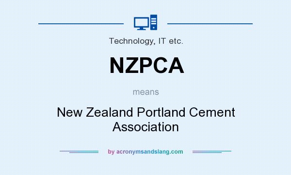 What does NZPCA mean? It stands for New Zealand Portland Cement Association