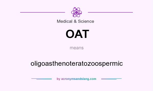 What does OAT mean? It stands for oligoasthenoteratozoospermic