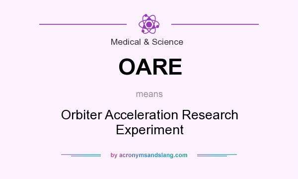 What does OARE mean? It stands for Orbiter Acceleration Research Experiment
