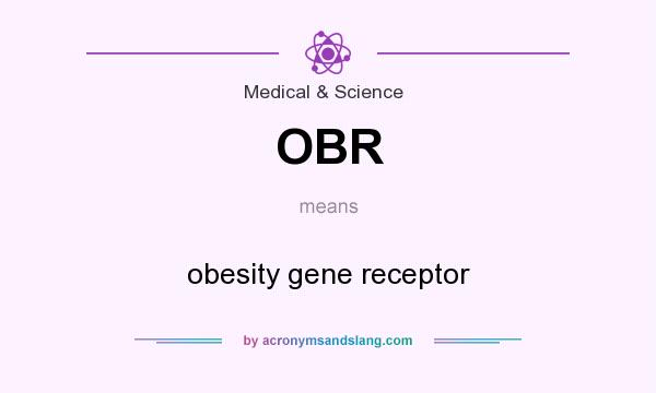 What does OBR mean? It stands for obesity gene receptor