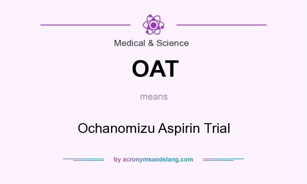 What does OAT mean? It stands for Ochanomizu Aspirin Trial