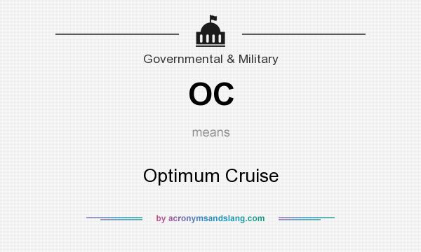 What does OC mean? It stands for Optimum Cruise