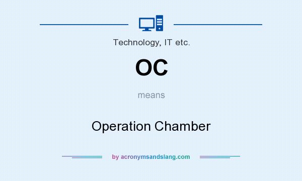 What does OC mean? It stands for Operation Chamber