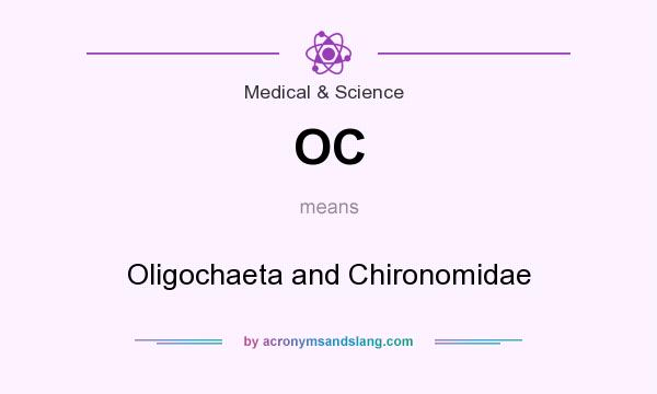 What does OC mean? It stands for Oligochaeta and Chironomidae