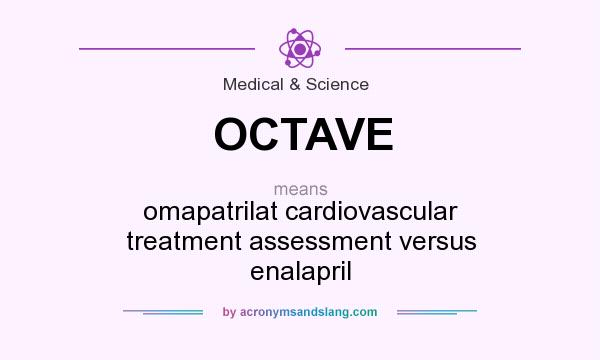 What does OCTAVE mean? It stands for omapatrilat cardiovascular treatment assessment versus enalapril
