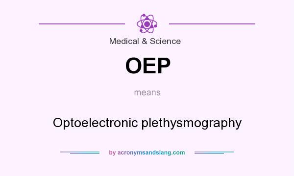 What does OEP mean? It stands for Optoelectronic plethysmography