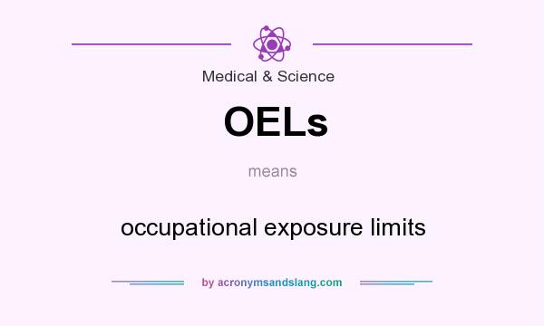 What does OELs mean? It stands for occupational exposure limits