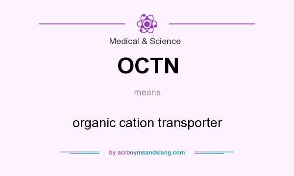 What does OCTN mean? It stands for organic cation transporter
