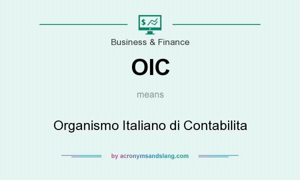 What does OIC mean? It stands for Organismo Italiano di Contabilita