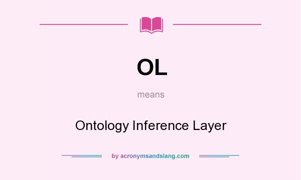 What does OL mean? It stands for Ontology Inference Layer
