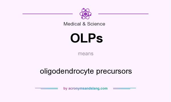 What does OLPs mean? It stands for oligodendrocyte precursors