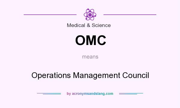 What does OMC mean? It stands for Operations Management Council