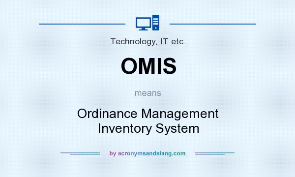 What does OMIS mean? It stands for Ordinance Management Inventory System