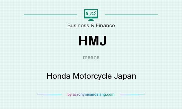 What does HMJ mean? It stands for Honda Motorcycle Japan