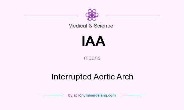 What does IAA mean? It stands for Interrupted Aortic Arch