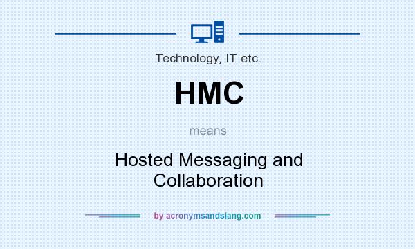What does HMC mean? It stands for Hosted Messaging and Collaboration