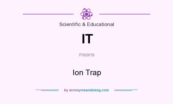 What does IT mean? It stands for Ion Trap