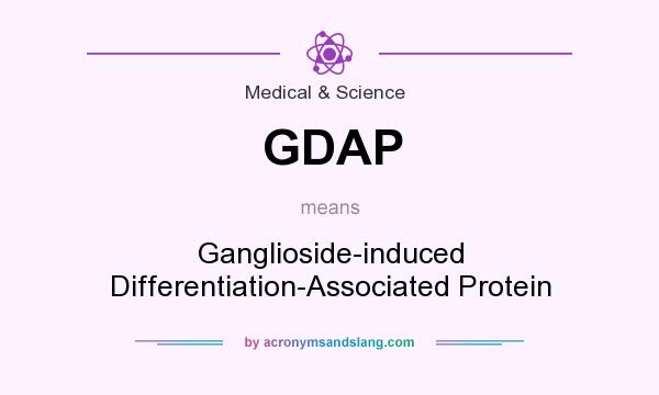 What does GDAP mean? It stands for Ganglioside-induced Differentiation-Associated Protein