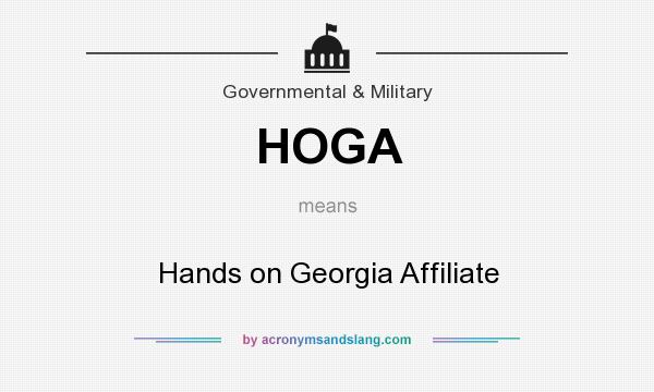 What does HOGA mean? It stands for Hands on Georgia Affiliate