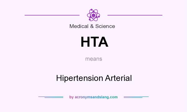 What does HTA mean? It stands for Hipertension Arterial
