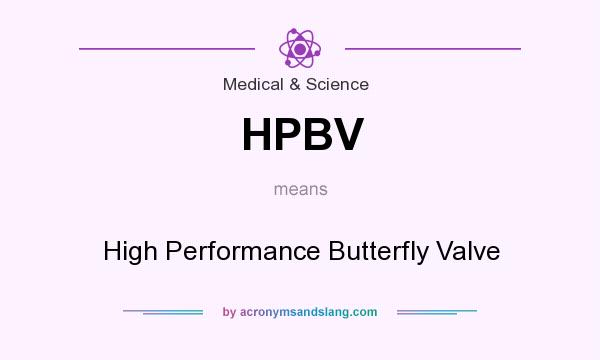 What does HPBV mean? It stands for High Performance Butterfly Valve