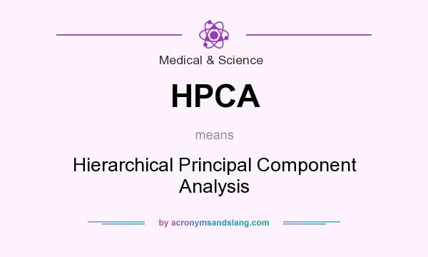 What does HPCA mean? It stands for Hierarchical Principal Component Analysis