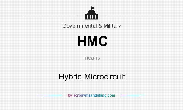 What does HMC mean? It stands for Hybrid Microcircuit