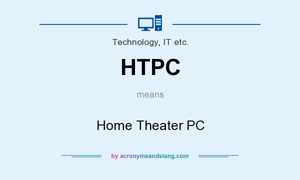 What does HTPC mean? It stands for Home Theater PC