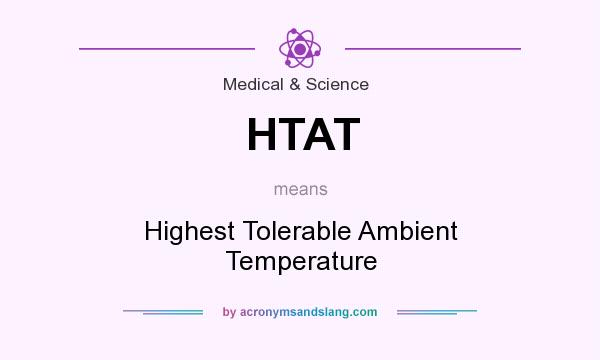 What does HTAT mean? It stands for Highest Tolerable Ambient Temperature