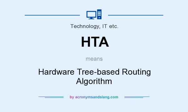 What does HTA mean? It stands for Hardware Tree-based Routing Algorithm