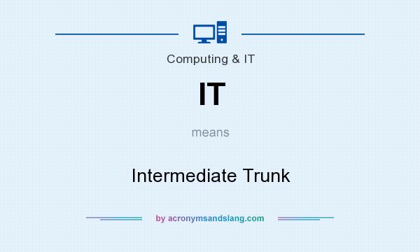 What does IT mean? It stands for Intermediate Trunk